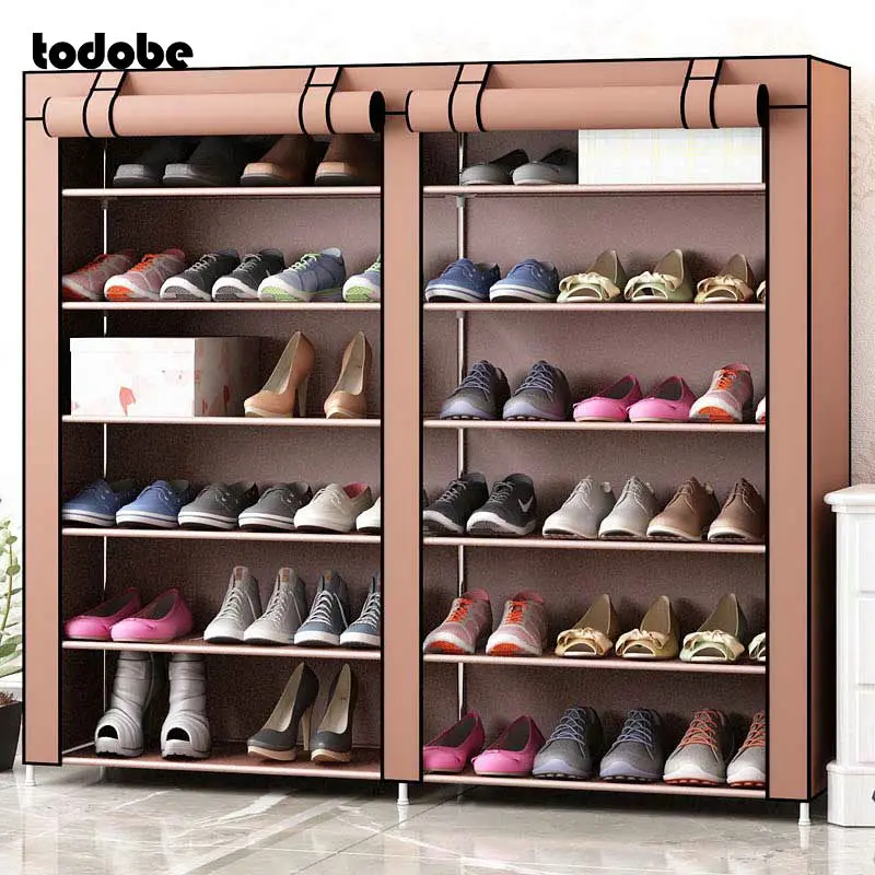 Простой обувной стеллаж 37 дюймов сделай сам Компактный органайзер для хранения