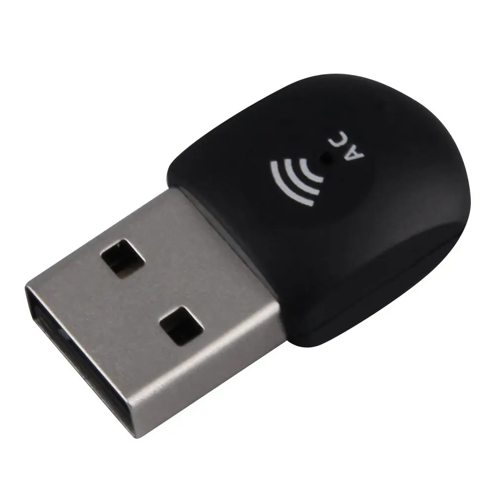 

AC600 Mini Dual Band WiFi USB Adapter 802.11AC/a/b/g/n 433+150Mbps Black Exquisitely Designed Durable Gorgeous