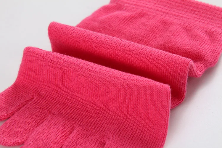 2020 женские носки для йоги нескользящие с открытой спиной пять пальцев в горошек