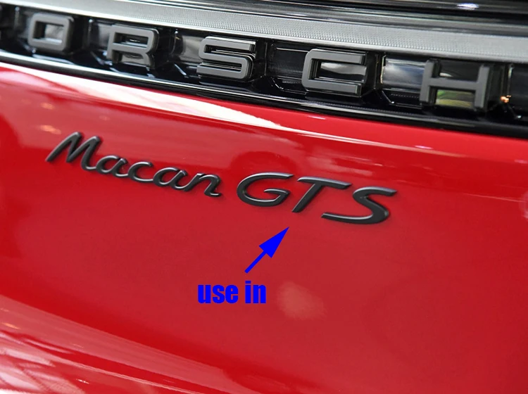 1 шт. 3D металлический GTS брызговик логотип автомобиля боковой значок креативное