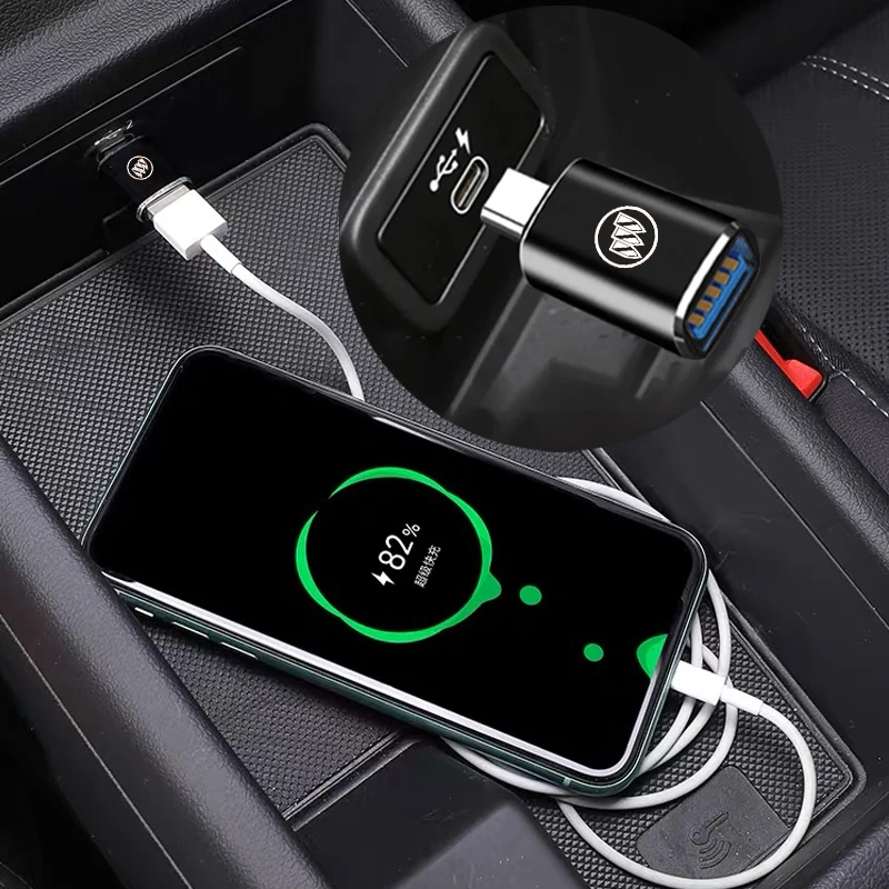 Поворотный USB-адаптер типа C для автомобиля 1 шт. аксессуары путешествий ОЗУ 1500