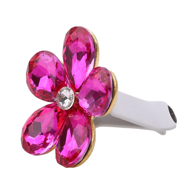 

Car Vents Rhinestones Flowers Air Freshener Creative Car Interior Vents Decoration Supplies Fragrance Flowers