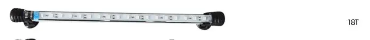 18T-US Plug Аквариумный светильник светодиодный Водонепроницаемый садок для рыбы светильник Подводный рыбы лампа Аквариумы Декор Светильник ing для растительная лампа ЕС/США Plug 100 V-240 V - Цвет: 18T-US Plug