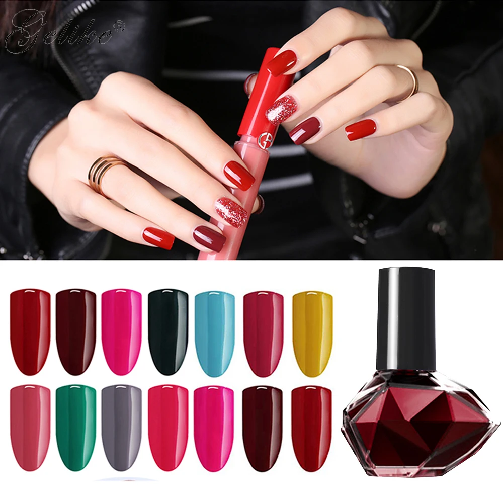 Like отклеить лак для ногтей 3 в 1 Полупостоянный гель лаки один шаг лампа замочить