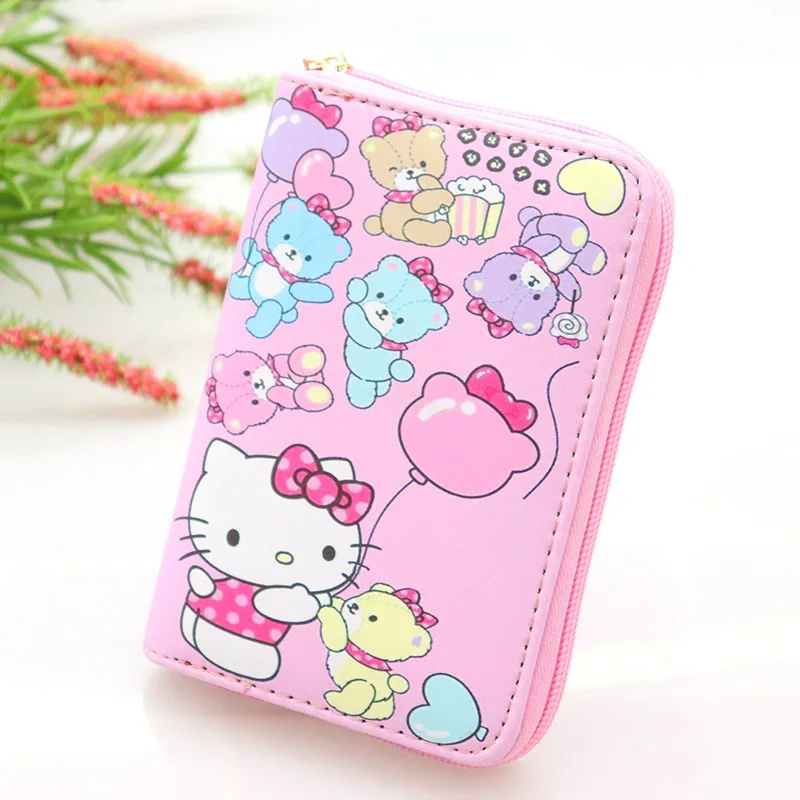 Sanrio кошелек из искусственной кожи Hello Kitty для мальчиков и девочек мультяшный