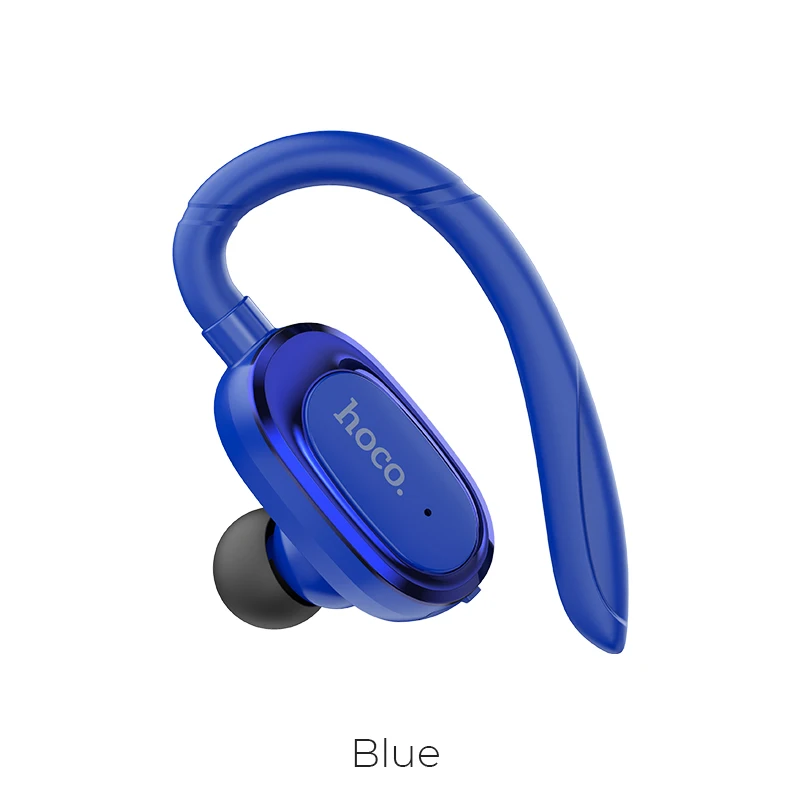 Blue НОСО Беспроводной Bluetooth наушники Портативный наушники Bluetooth гарнитура автомобиль Hands-free вкладыши С микрофоном для iOS Android - Цвет: Blue