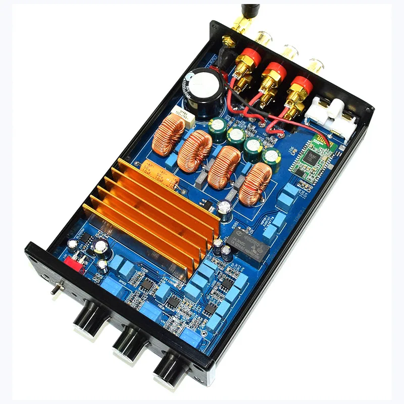 KYYSLB DC30-46V 2,1 канальный 4,2 Bluetooth усилитель мощности TPA3255 300 Вт+ 150 Вт* 2 класс D Мини цифровой усилитель