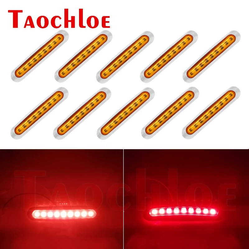 10 шт. задние противотуманные фары 12 В 24 В|Сигнальная лампа| |