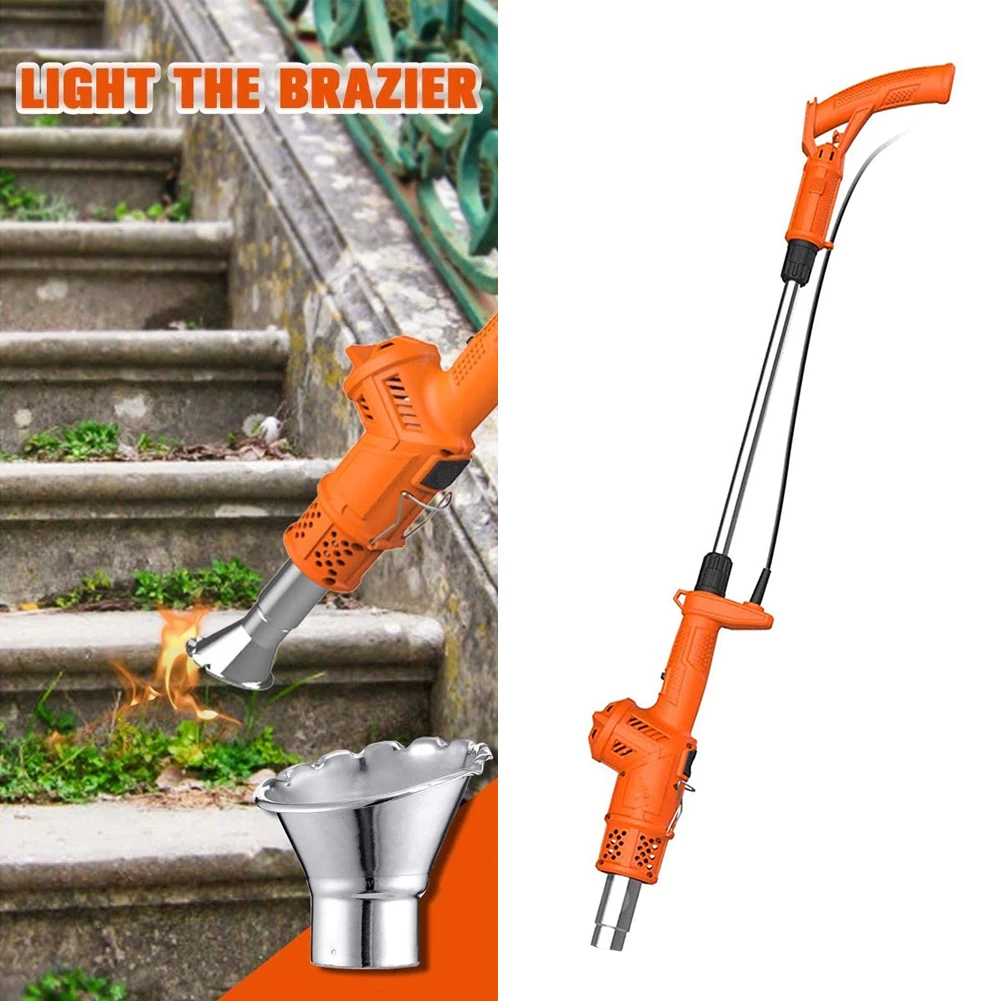 

Electric Weed Killer Weed Burner Electric Thermal Weeding Stick Garden Gas Blowtorch Wand Thermal Weeding Stick With 5 Nozzles
