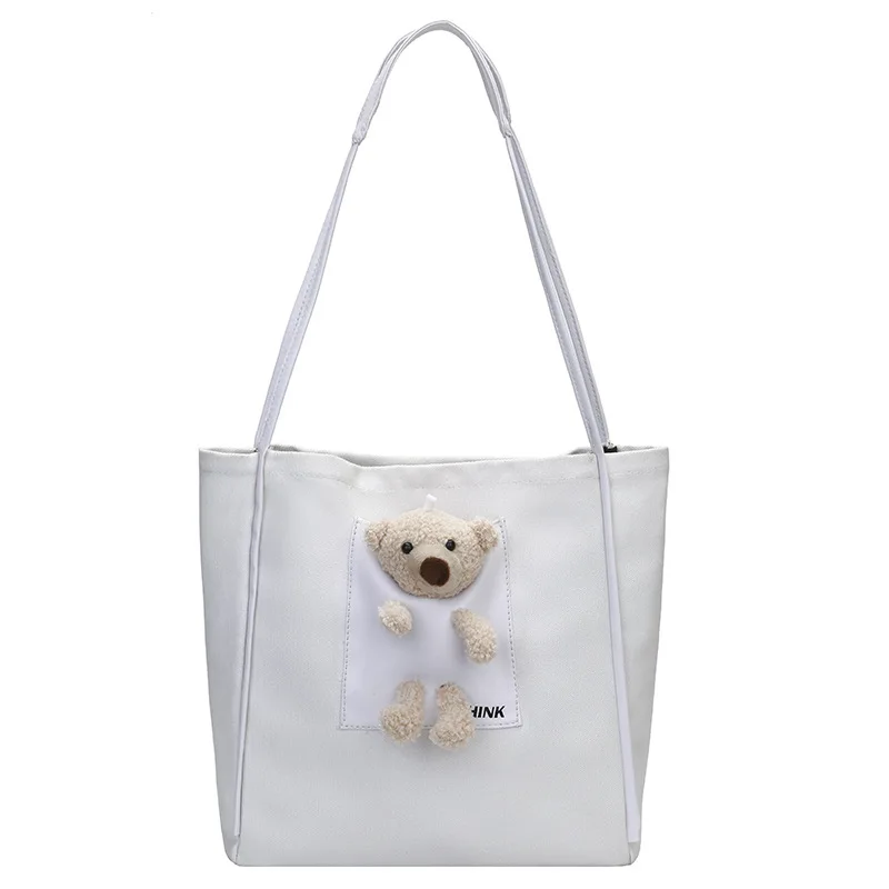 

Bag Women's Large Capacity 2021 Summer New Canvas Shoulder Bags For Women Fashion Tote Bag