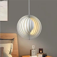 bedroom pendant light nordic creative personality restaurant bar cafe living room study moon home decoration lamps fixtures