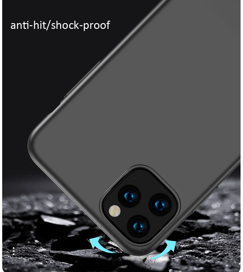 X-Level Мягкий силиконовый чехол для iPhone 11 Pro Max X Level Ультратонкий матовый ТПУ защитный чехол