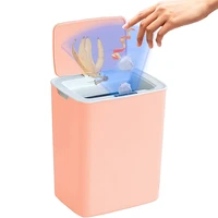 intelligent induction trash can power by batteries not included household sensor kitchen garbage bin with sensing distance