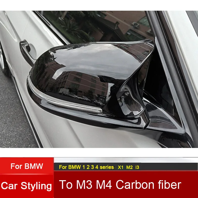 M3 M4 Look для BMW F20 X1E84 M2 F87 чехол зеркала 1 2 3 4 серии F36 F22 F30 вид сзади углеродный 6 шт.