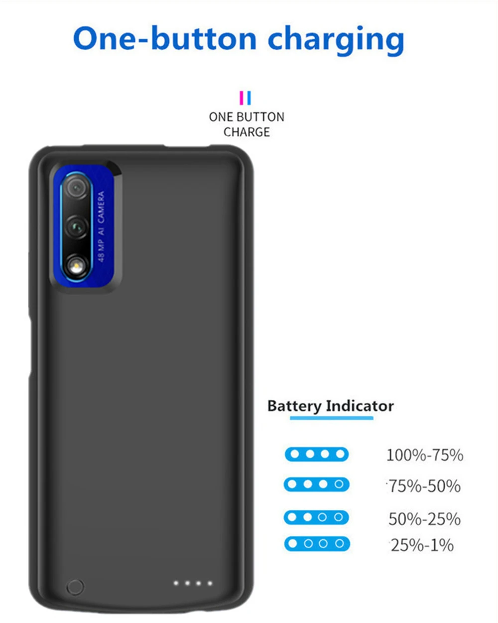 NTSPACE 6500 мАч для huawei Honor 9X Pro, чехол для зарядного устройства, резервный внешний аккумулятор, противоударный чехол для huawei Honor 9X, чехол для питания