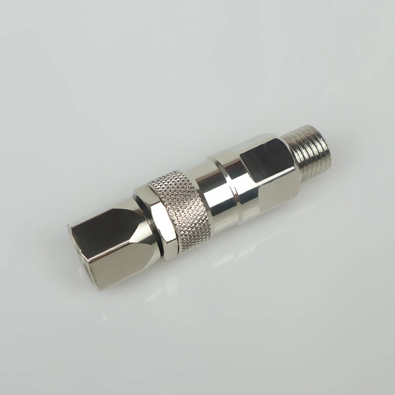 

1/4in Stainless Steel Rotary Joint Airless Swivel Joint High Pressure Painting Supplies Airless Spray for Paint Sprayers