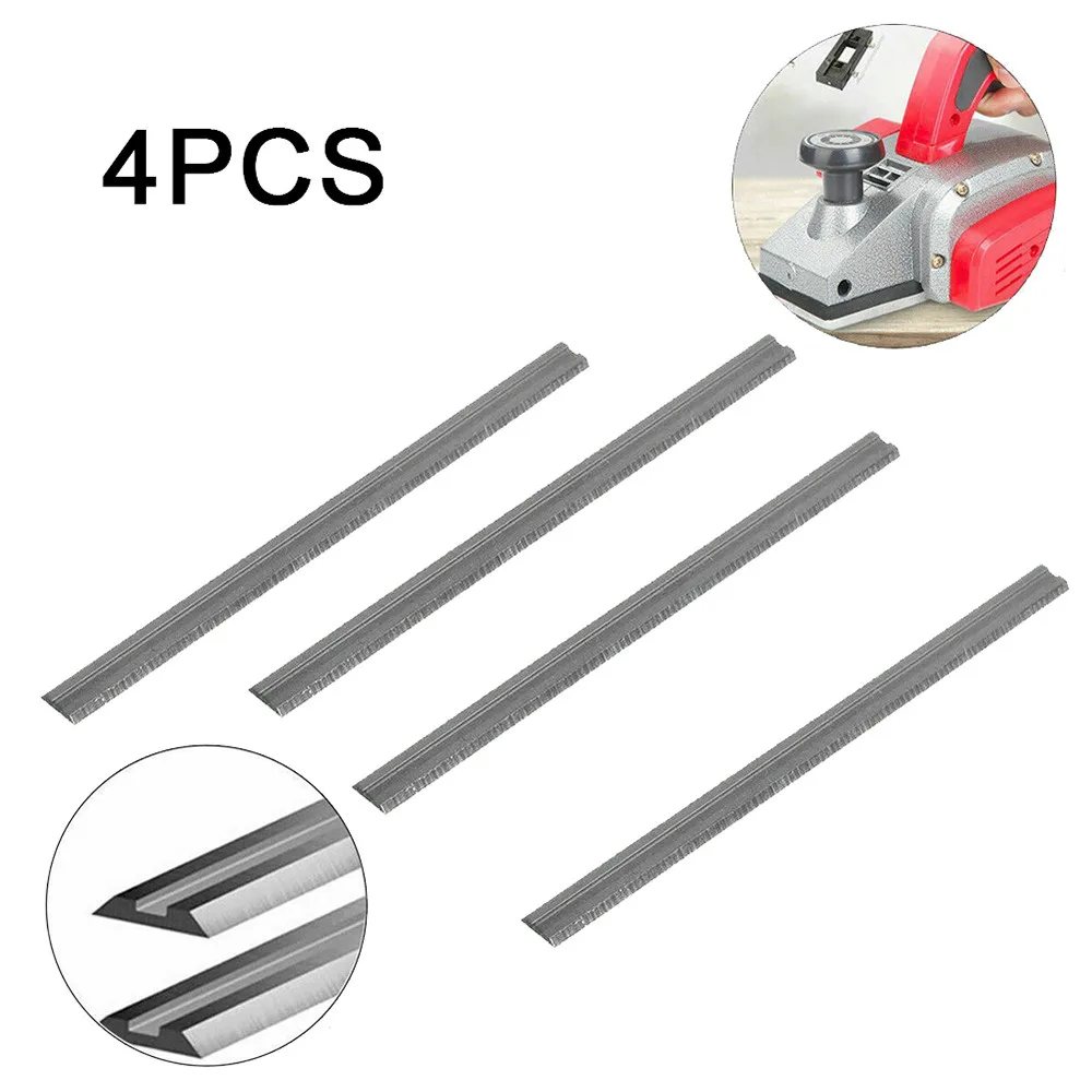 

4Pcs Wood Planer Blade Reversible Blade Knives 102*5.5*1.1mm Woodworking Tool For AEG ATLAS-COPCO EH102 HB750 HBE800