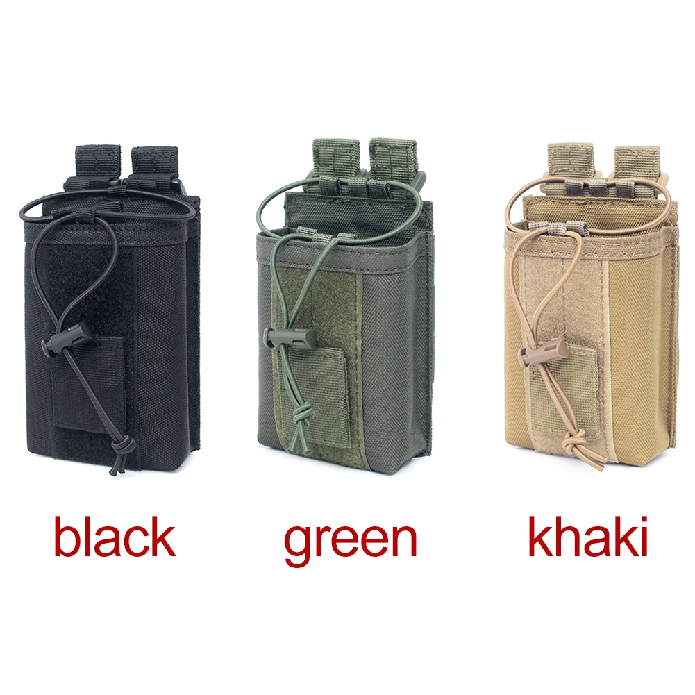 

Carrying Case Waist Walkie Talkie Bag Waterproof Military Radio Pouch Holder Package Hunting Police Outdoor Sports Tactical