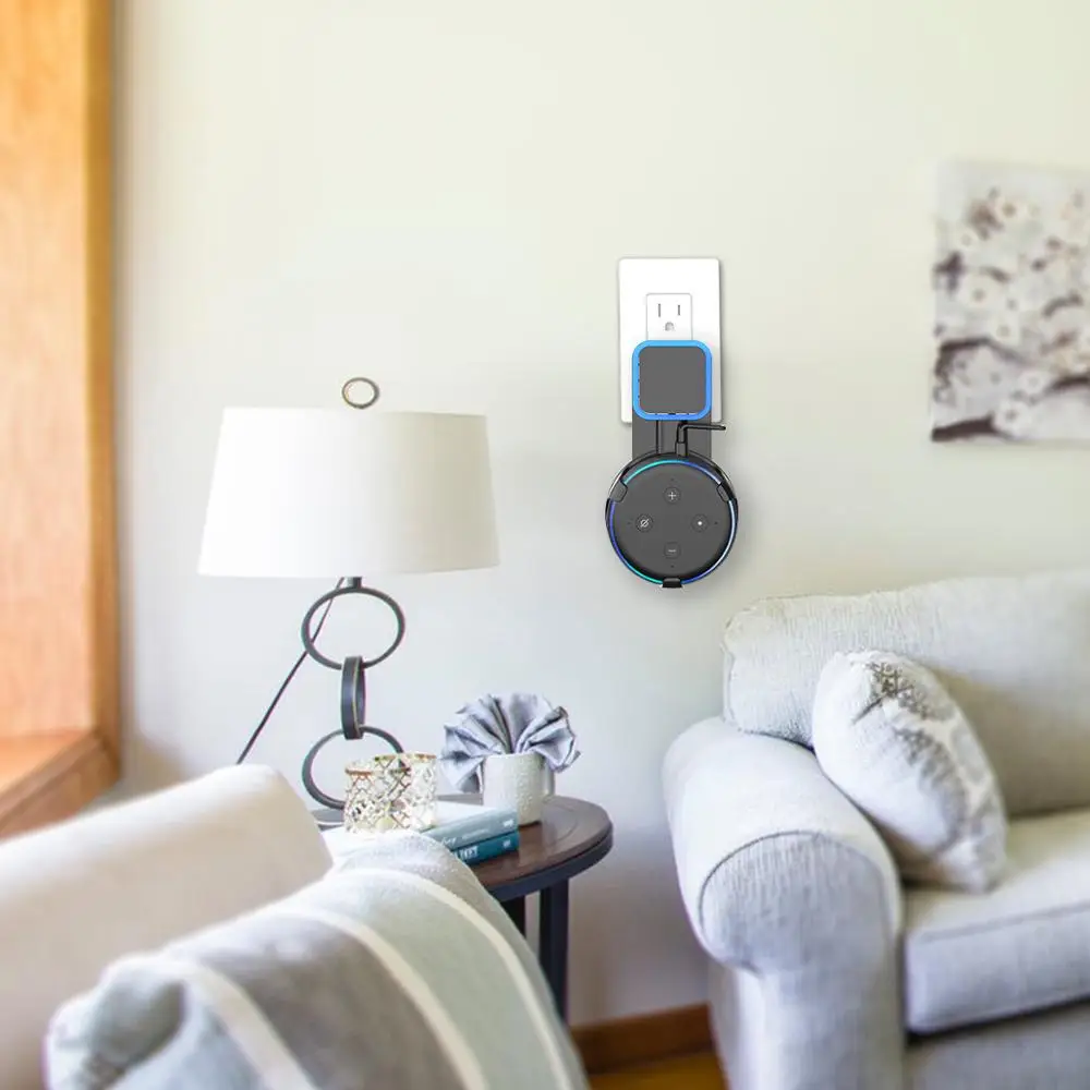 Детская комната на выходе настенное крепление для Amazon Echo Dot 3-го поколения экономия Вешалка Подставка держатель Смарт Голосовые Ассистенты