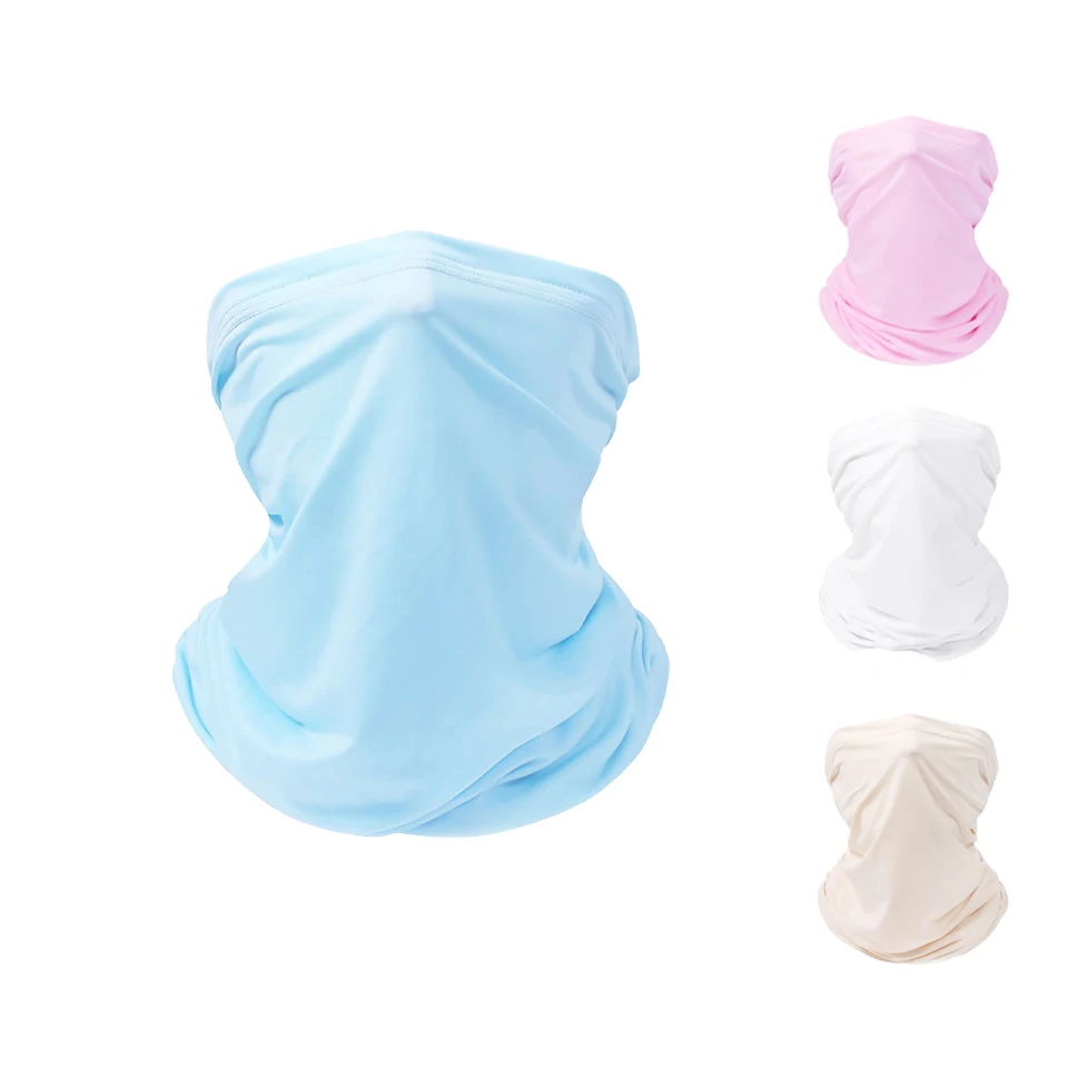 

GOBYGO Ice Silk Sunscreen Mask Fishing Soft Headscarf Outdoor Sports Cycling Running Face Towel Quick-Drying Breathable Headwear
