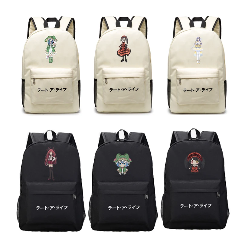 Аниме Дата а живой Куруми токисаки Косплей студенческий рюкзак большой емкости
