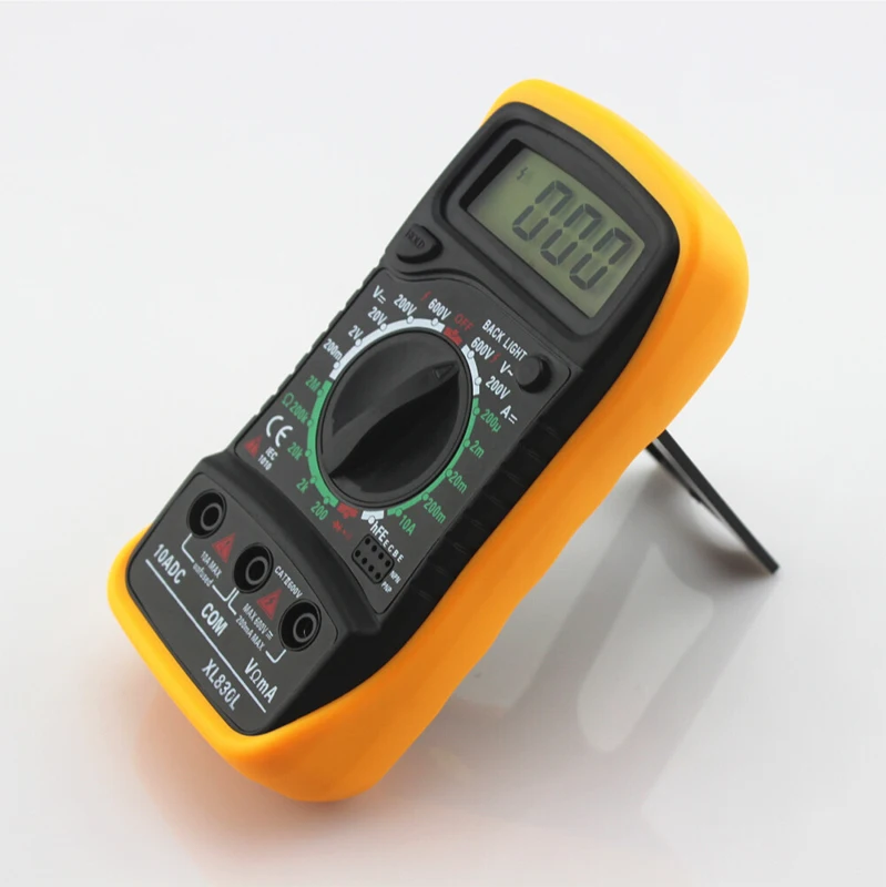 AC/DC Ammeter Voltmeter Handheld Digital Multimeter Portable Ohm Voltage Tester Meter Multimetro LCD Backlight | Инструменты