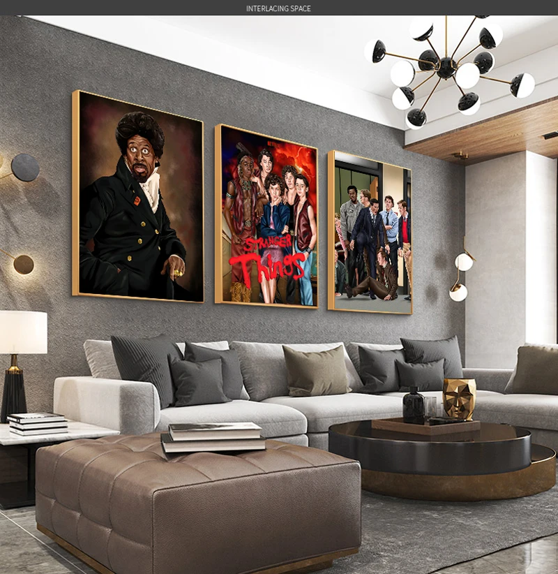 

American Actor Comedy Canvas Painting Wall Art Posters and Prints Oil Paintings for Living Room Wall Pictures Home Wall Decor