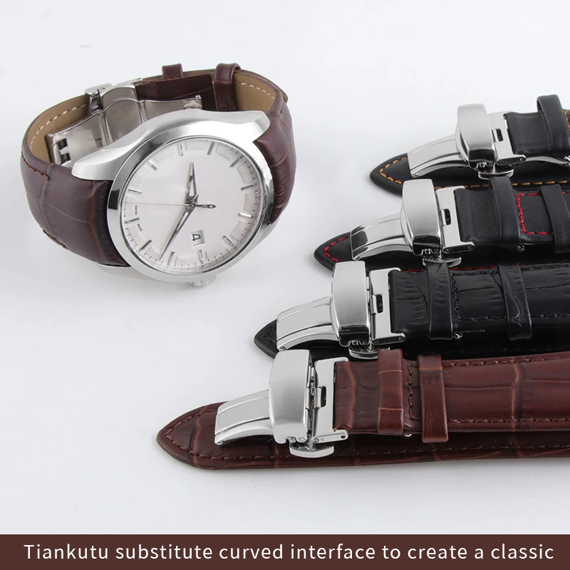 Ремешок для часов из натуральной телячьей кожи Tissot 1853 T035614 T035617a T035439 T035407 ремешок 22