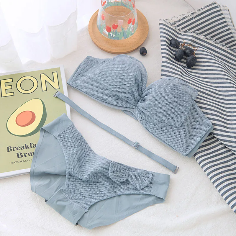 Roseheart Для женщин Невидимый синие кружевные бюстгальтеры бюстгальтер без