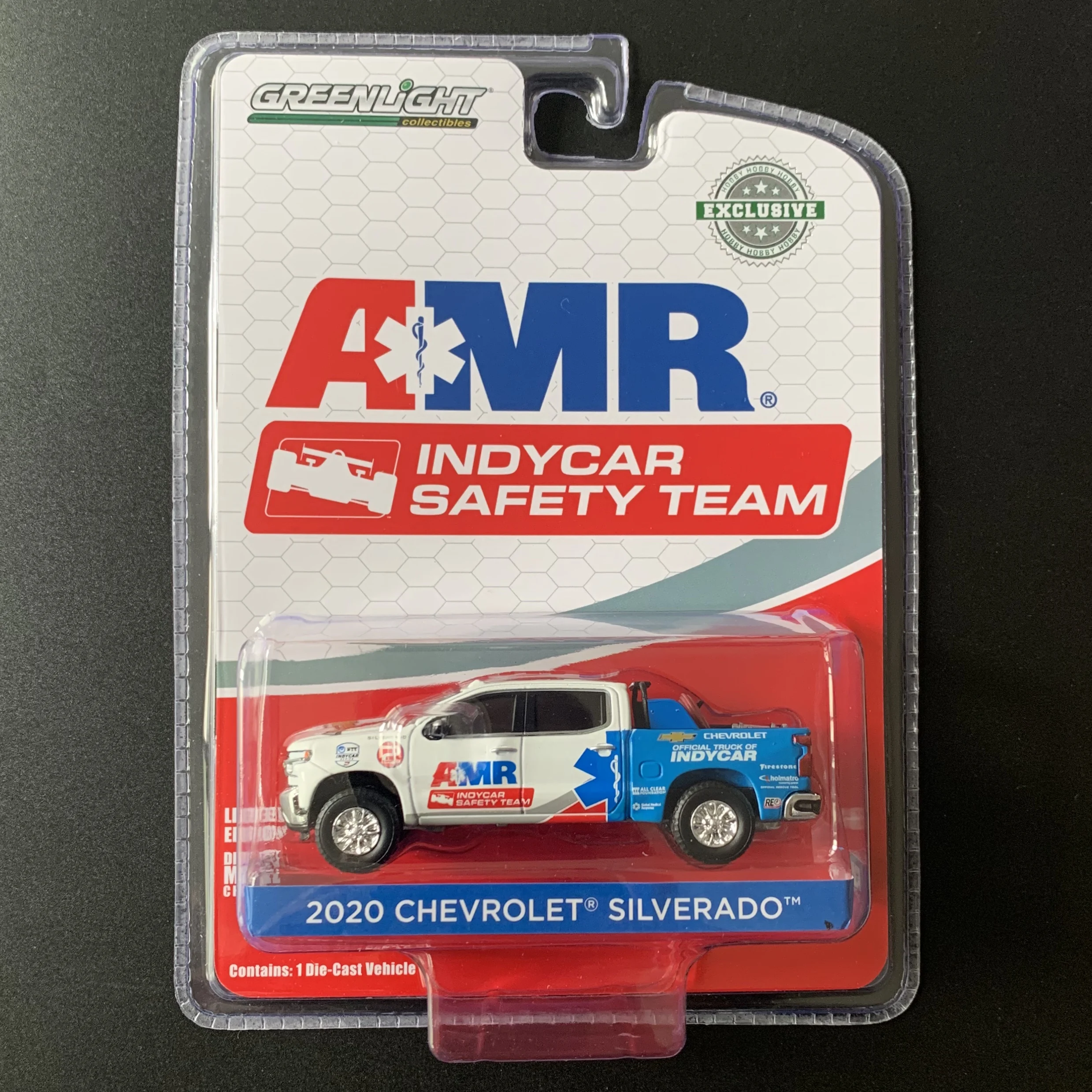 

GREENLIGHT 1:64 2020 CHEVROLET SILVERODO AMR INDYCAR SAFETY TEAM Коллекция лимитированных моделей автомобилей из литого сплава