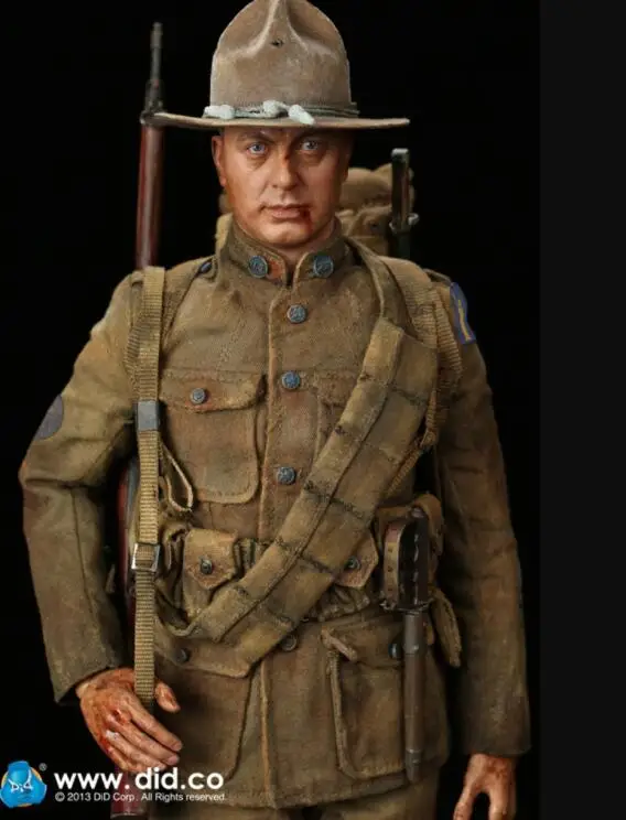 

1/6 DID A11010S WWI Grenadier 1917 American Infantry Solider Figure Model Toy