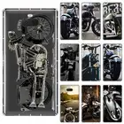 Классический мотоциклетный Мягкий чехол из ТПУ для Sony Xperia X XA XA1 XA2 XA3 XZ XZ1 XZ2 XZ3 XZ4 L1 L2 L3 Plus