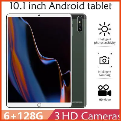 

2021 New 10.1 Inch Tablet PC 6G +128GB 4G-LTE Android 9.0 Tablet PC HD Dual SIM 4G Suportang Philippines Mobile Smart Tablet PC