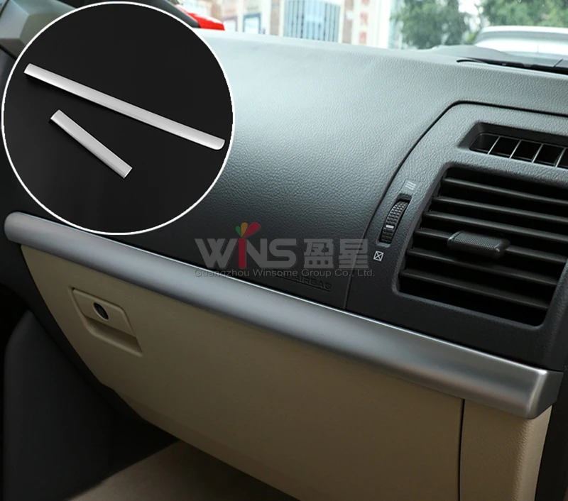 Хромированный серебристый чехол для салона Toyota Land Cruiser Prado 150 LC150 FJ150 2010 2018 2019
