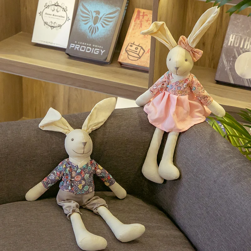 

Милая мультяшная парная Кукла Кролик кавайная аниме плюшевые игрушки креативный подарок на день Святого Валентина кукла девочка игрушка ...