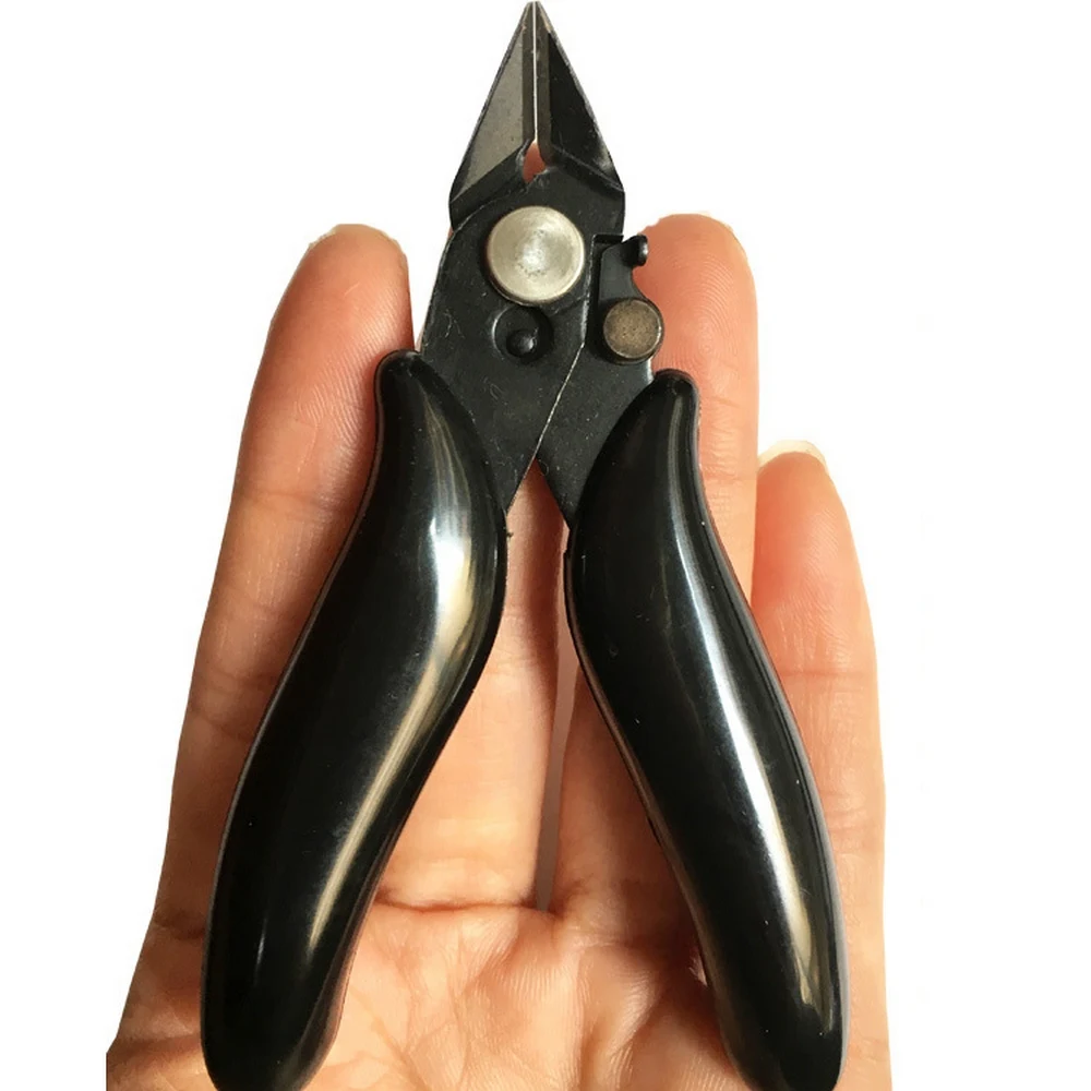 

3.5 Inch Mini Pliers Diagonal Wire Cutter Small Soft Cutting Electronic Pliers Wires Insulating Rubber Handle Model Hand Tools