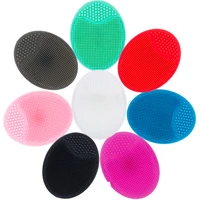 silicone face cleansing brush mini massage waterproof facial cleansing tool soft deep face pore cleanser brush skin care tools