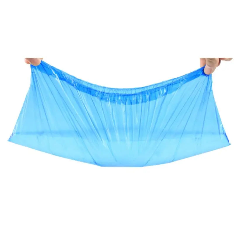 

Y166 100 Pcs Disposable Shoe Covers Thicken Body Protection Overshoes Dustproof Shoecovers for Home Lab