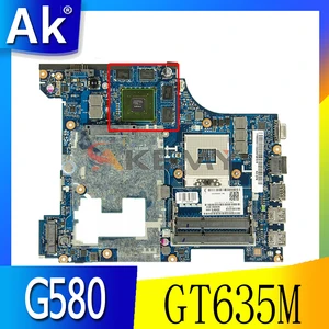 laptop motherboard for lenovo g580 gt635m hm76 15 inch mainboard qiwg5 g6 g9 la 7981p 90001747 slj8e n13p glr a1 free global shipping