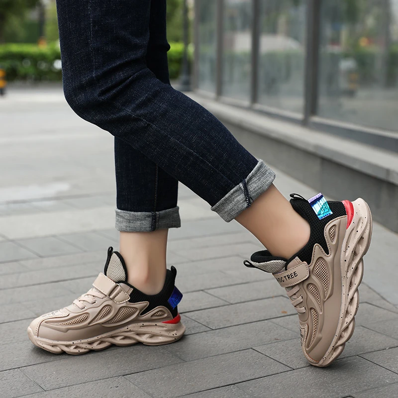 Детские кроссовки модная обувь для бега с лезвием спортивная мальчиков детские