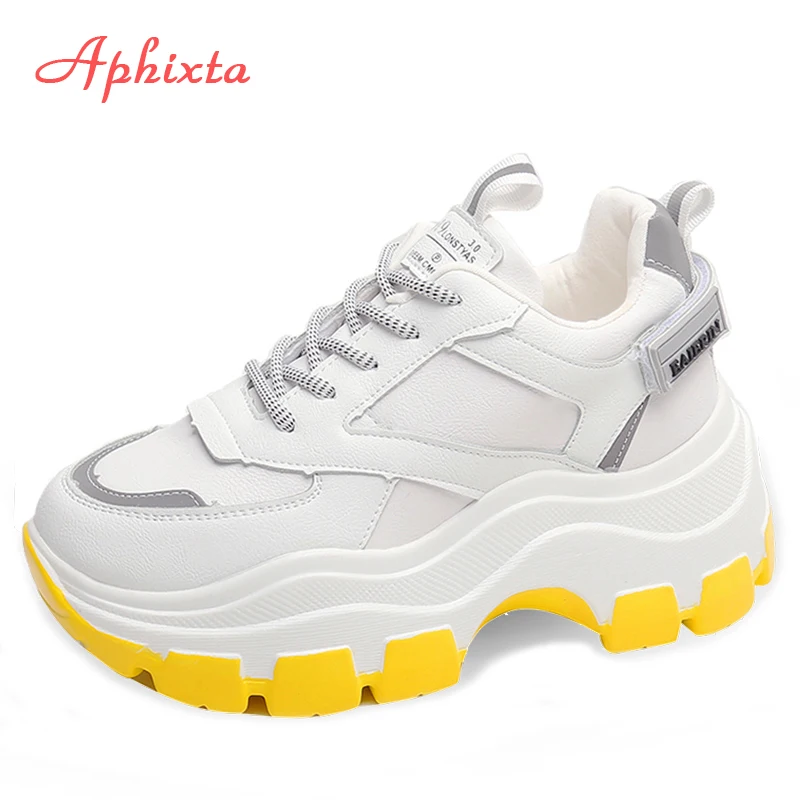 Женские кроссовки на платформе Aphixta увеличивающие рост с массивной подошвой