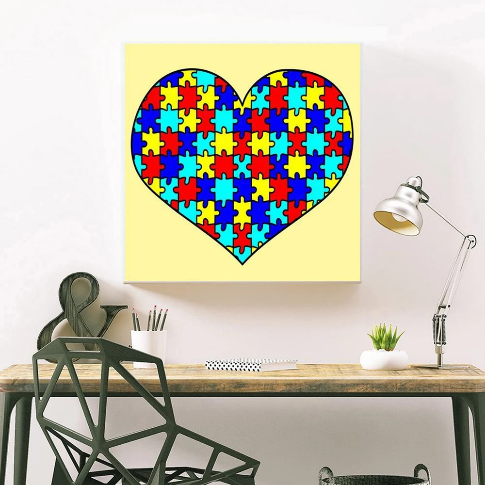 5D алмазная живопись любовь сердце вышивка Алмазная мозаика узор украшение для