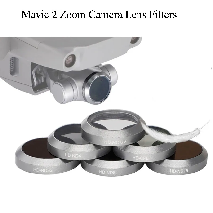 Фильтр объектива камеры UV CPL ND фильтры для DJI Mavic2 Zoom Drone Профессиональный фильтр ND4