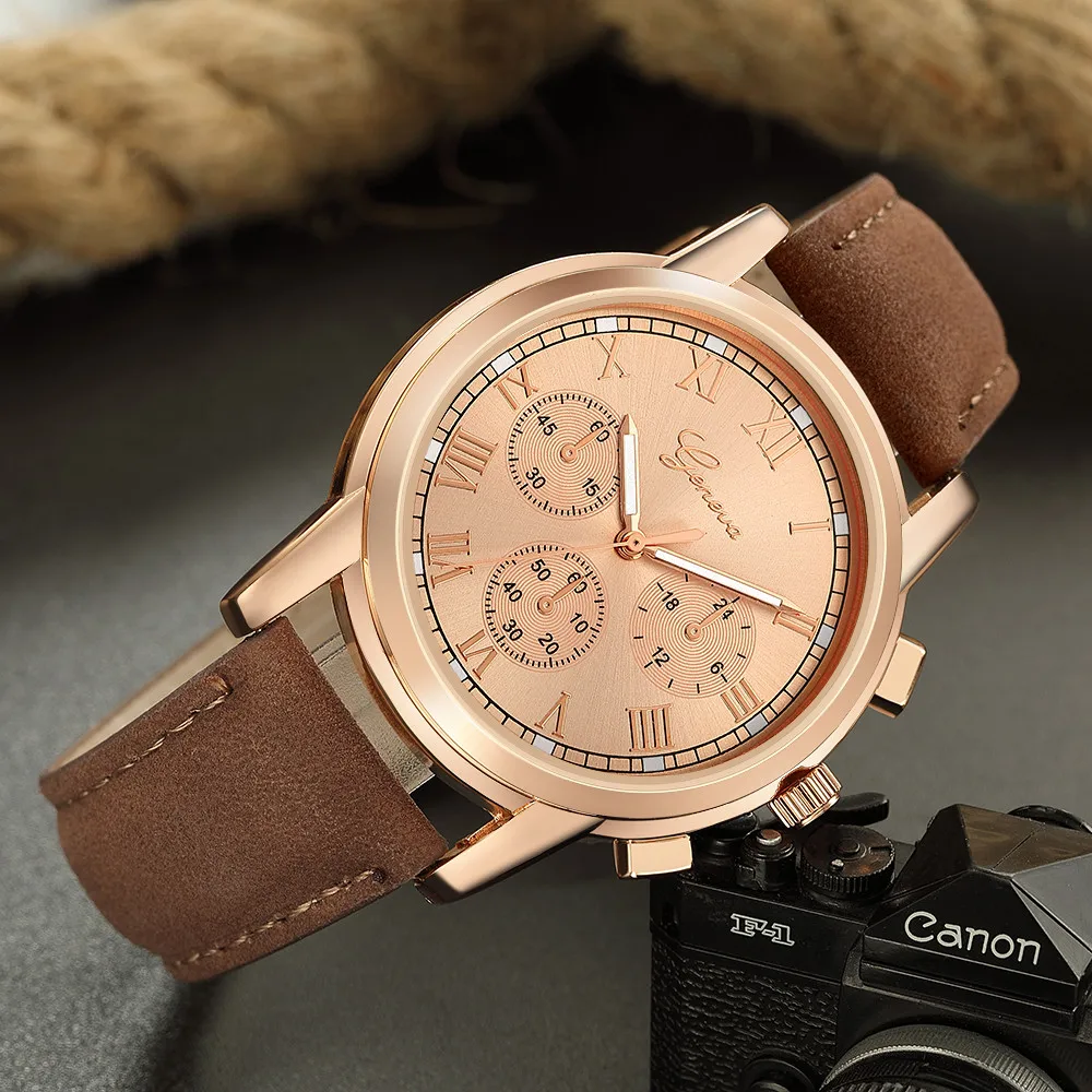 Женские персонализированные классические часы Роскошные Кварцевые спортивные