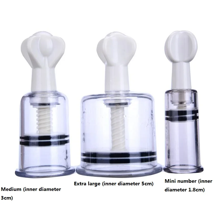 3 Размеры 1 шт. для массажа женской груди присосок соска соски киска клитор