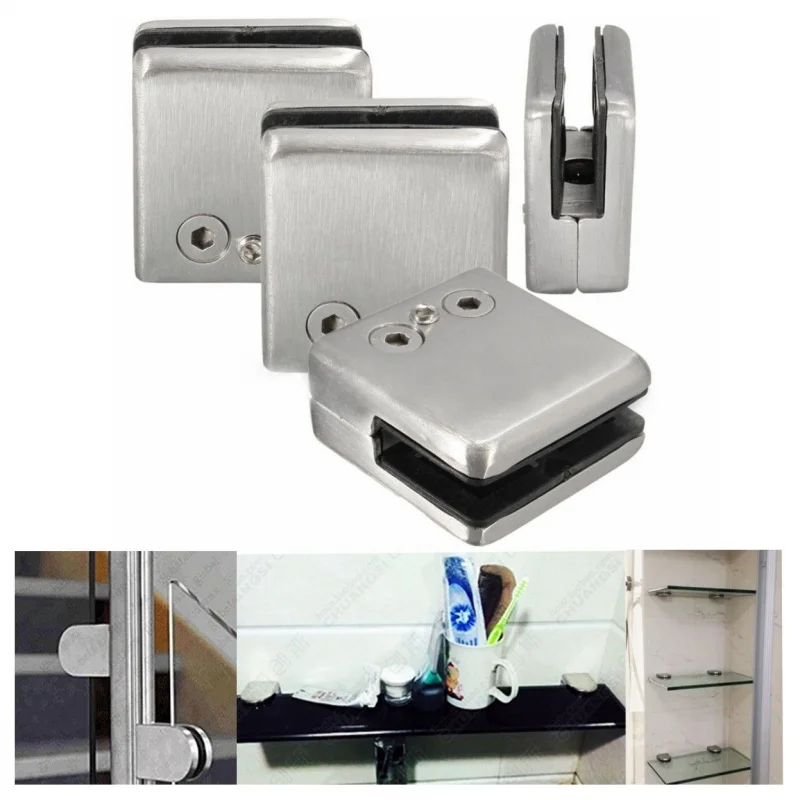 4 шт нержавеющая сталь квадратный кронштейн для держателя зажима зажим