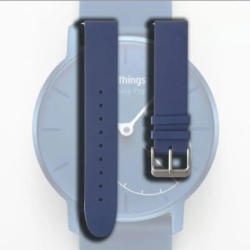 18 мм спортивный ТПУ Браслет ремешок для Withings Activite Pop/сталь/Сапфир Смарт часы |