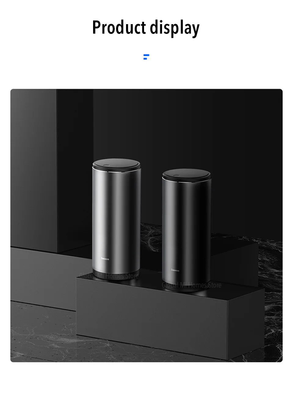Xiaomi Youpin BASEUS мусорное ведро, мешок для мусора, мини-Инновационный складной, многофункциональные сосуды в автомобиле