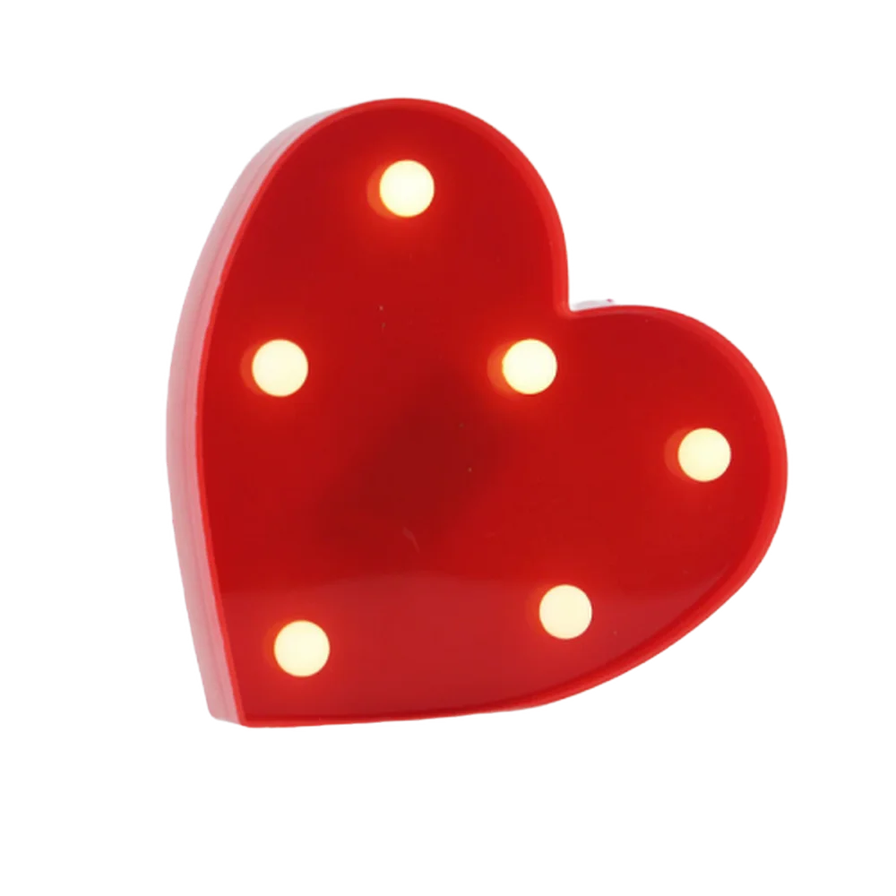 

16/22CM DIY Luminous Lights LED Letter Night Light Creative Letters Alphabet Number Battery Lamp Romantic Party Decoration