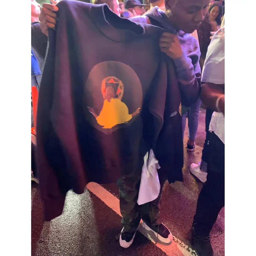 Модные мужские и женские свитшоты с изображением Канье Уэста Иисуса короля по